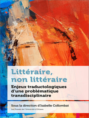 cover image of Littéraire, non littéraire